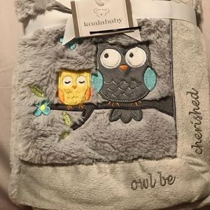 Koala Baby Blanket with Owls